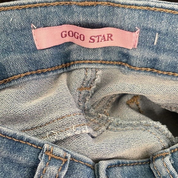 GOGO STAR BLUE FLARE JEANS - Picture 5 of 6